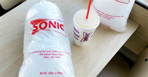 sonic bag of ice