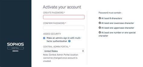 sophos central admin password, Temper protection password sophos central