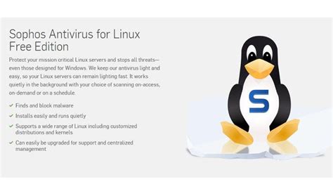 sophos linux antivirus guide, Performance-tuned linux api protection – sophos news