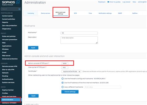 sophos xg cannot access user portal, Sophos firewall: unable to access webadmin and user portal externally