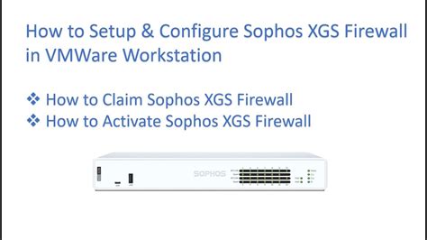sophos xgs configuration guide, Sophos xgs 87 next-gen firewall