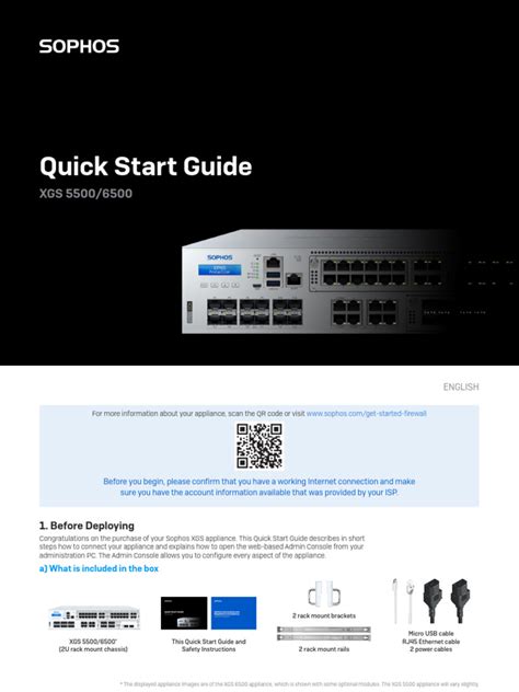 sophos xgs quick start guide, Sophos xgs 116 quick start manual pdf download