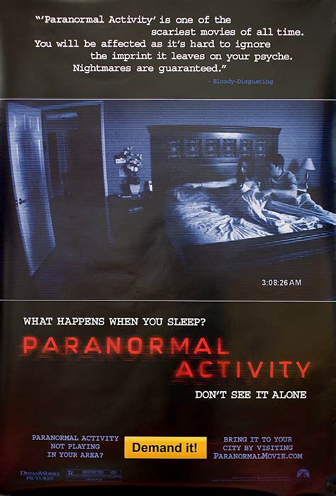 sortie Paranormal Activity
