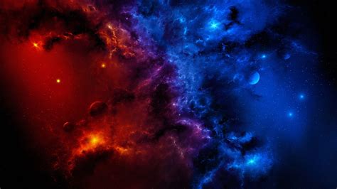 space background red and blue fire, Wallpaper fire blue red abstract earth artwork water. Red and blue fire wallpaper (59+ images)