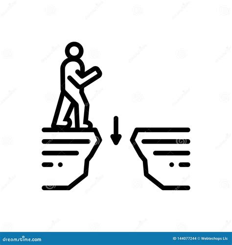 space gap icon, Gaps space icon interval line black logo divided preview vector. Black line icon for gaps, interval and space stock vector