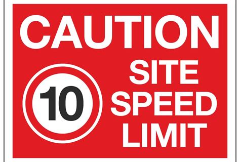 speed limit 10 mph, 10mph speed limit signs. Speed limit signs 10mph site traffic safety construction