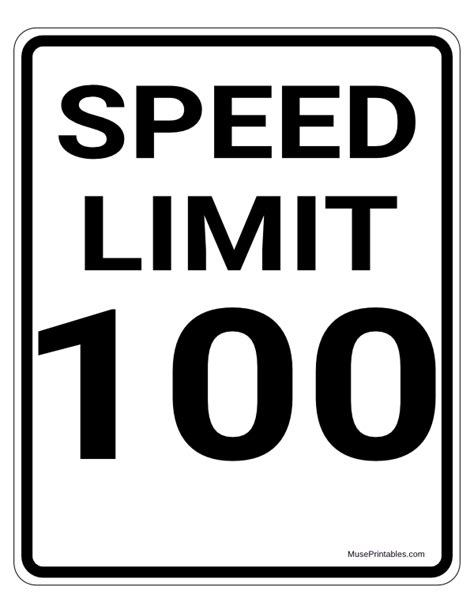 speed limit 100 mph, Speed mph. Free printable 100 mph speed limit sign. download it at https