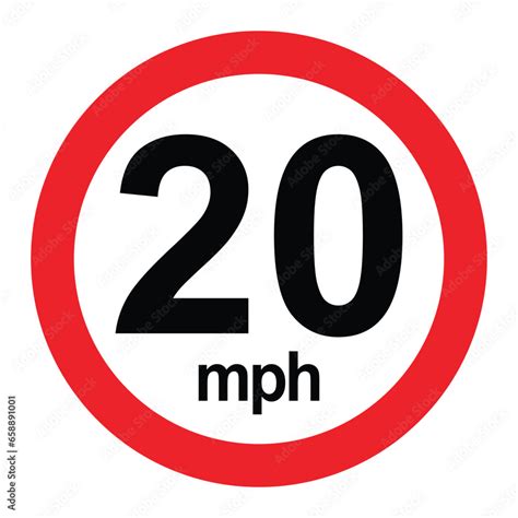 speed limit 20 mph, Maximum speed limit sign (20 mph). Mph 20mph theorytest