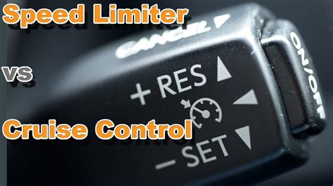 speed limiter vs cruise control, Speed limiter and cruise control