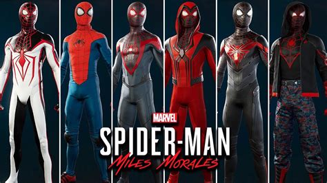 spider man miles morales ps4 costumes