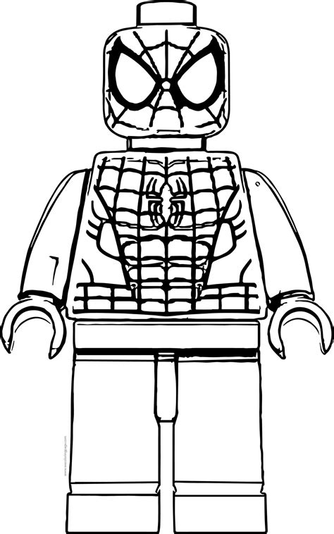 spiderman coloring pages lego, Spiderman lego kleurplaat coloring nl downloaden. Kleurplaat spiderman lego