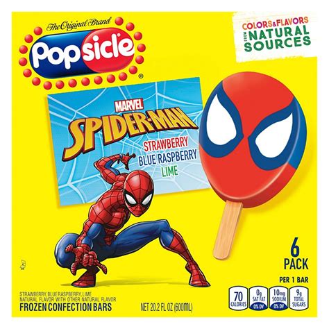 spiderman ice pop