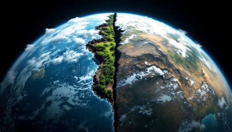 split version of planet earth clip art, Sweet clip art