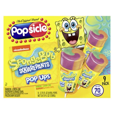 spongebob ice pops