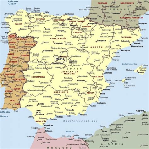 städer södra spanien