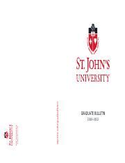 St John S Course Catalog