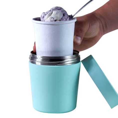 stainless steel ice cream container