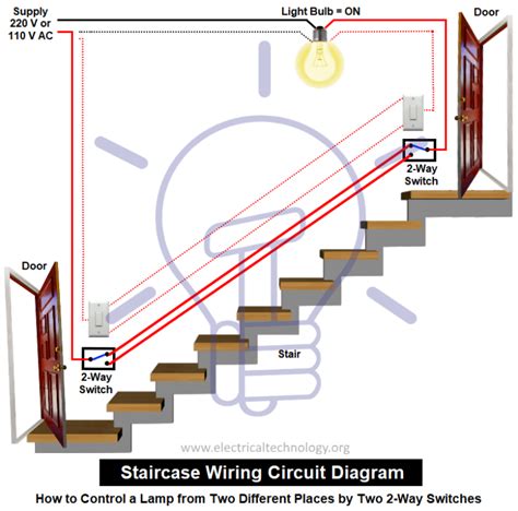 staircase electrical wiring diagram 