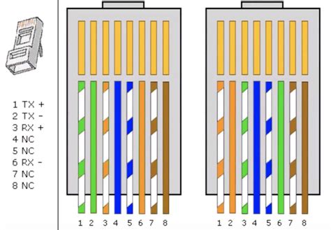 standard ethernet cable wiring 
