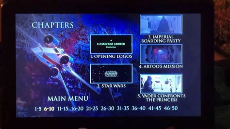 Star Wars Dvd Menu Walkthrough
