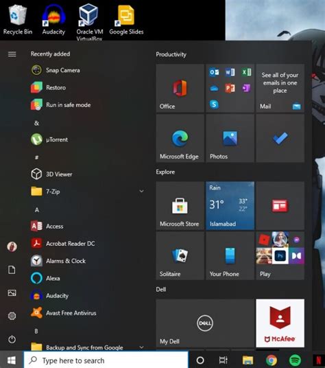 start menu apps windows 10, Menu start apps windows context open menus disable use enable tutorials click option. Open and use all apps in start menu in windows 10
