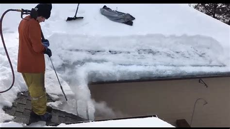steam machine for ice dam removal
