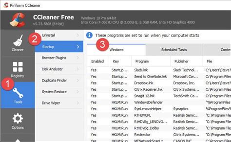 stop ccleaner from running at startup, How to stop ccleaner alerts on windows 10. Ccleaner monitoring onedrive