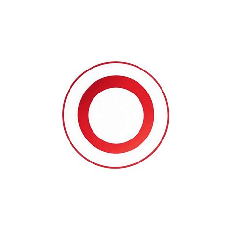store with red circle logo, Store building icon with colorful design in red circle shape stock
