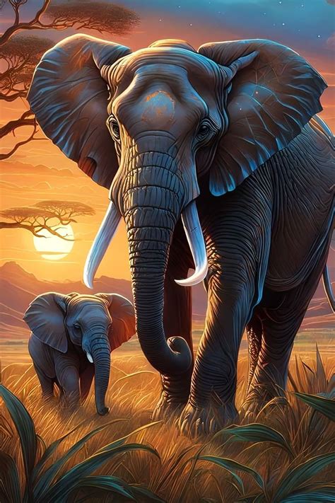 strömmande Elephant
