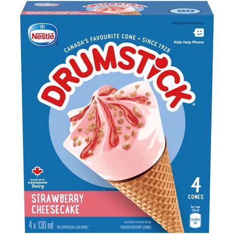 strawberry drumstick ice cream