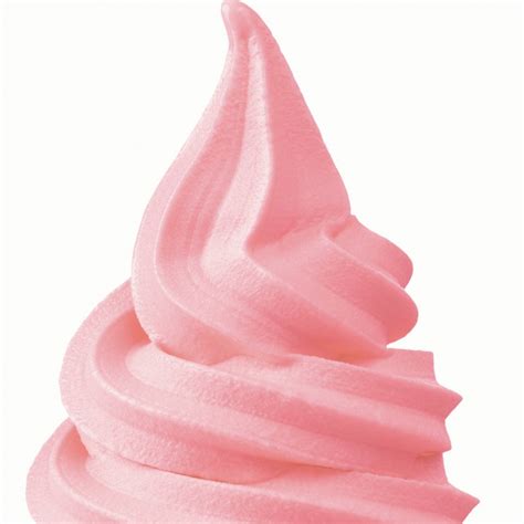 strawberry soft serve ice cream