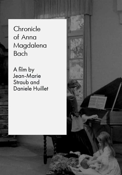 streaming The Chronicle of Anna Magdalena Bach