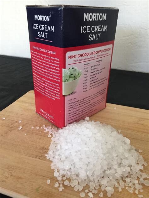 substitute for rock salt in ice cream maker