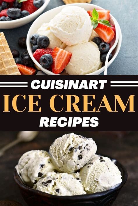 sugar free ice cream recipes for cuisinart ice cream maker