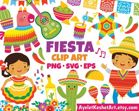 summer fiesta clip art, Summer party clip art