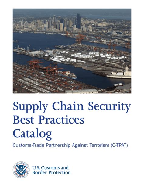 Supply Chain Security Best Practices Catalog