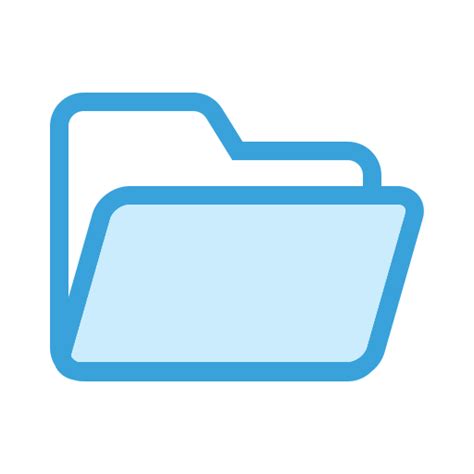 svg icon blue folder, Folder blue icon svg clip arts download