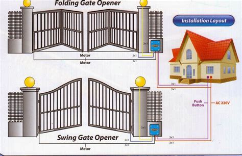 swing gate wiring diagram 