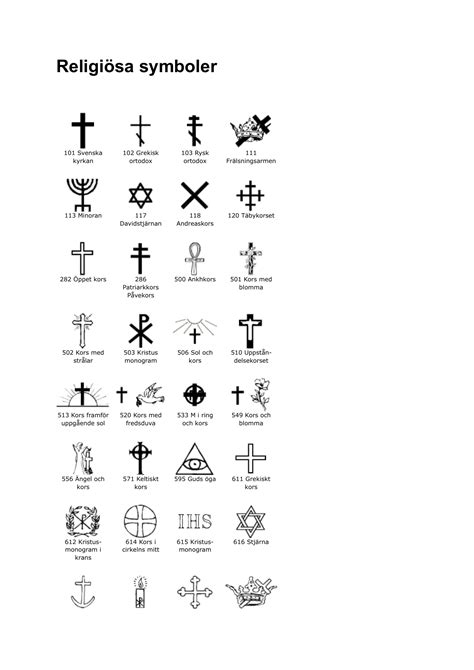 symboler dödsannons