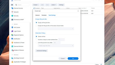 synology clear recycle bin automatically, How to automatically empty synology recycle bins. Synology empty running recycle space bin analyzer storage figured cruft report
