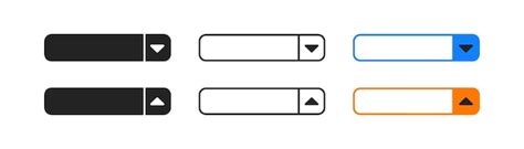 table of content drop down menu icon, Drop down menu basic miscellany lineal color icon
