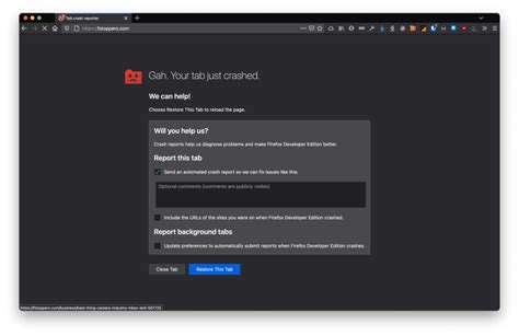 tabs crash in firefox, How to automatically extract zip files after downloading. Tabs restore firefox