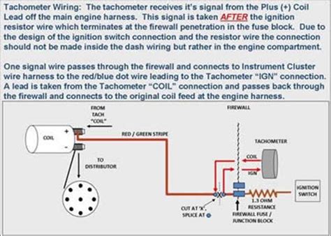 tachometer connection diagram 