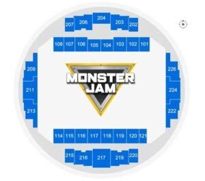 Tacoma Dome Monster Jam Seating Chart