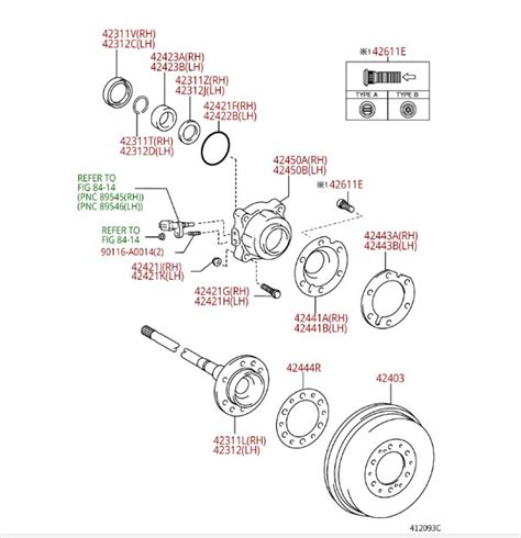 tacoma rear differential diagram 