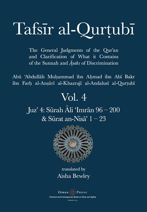 Tafsir al-Qurtubi Vol 4 PDF Download