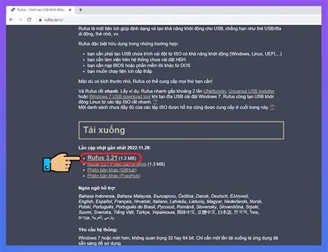 tai rufus moi nhat, Hướng dẫn tạo usb boot cài win 10 bằng rufus