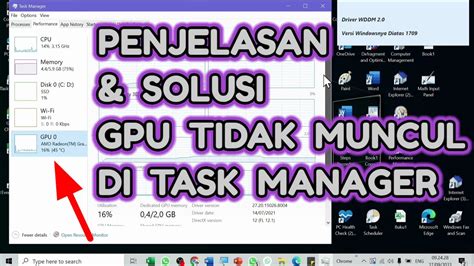 task manager tidak muncul, Memperbaiki gpu tidak muncul di task manager di windows 11. Memperbaiki item startup tidak muncul di task manager windows 10/11