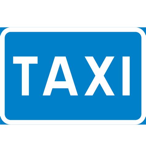 taxi skyltar