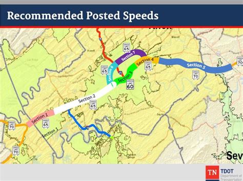 tdot speed limits map, Speed limits going up to 60, 65 and 70 on i-40/i-640. Speed limits tdot changes wate tenn eliminated speeds knoxville